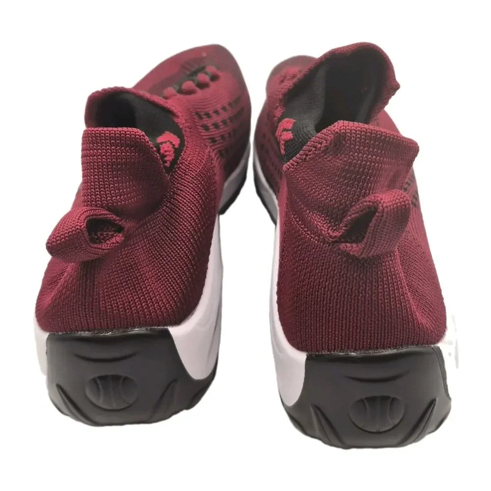 Maroon Slip-On Comfort Sneakers Women 6.5/37 NEVER WORN